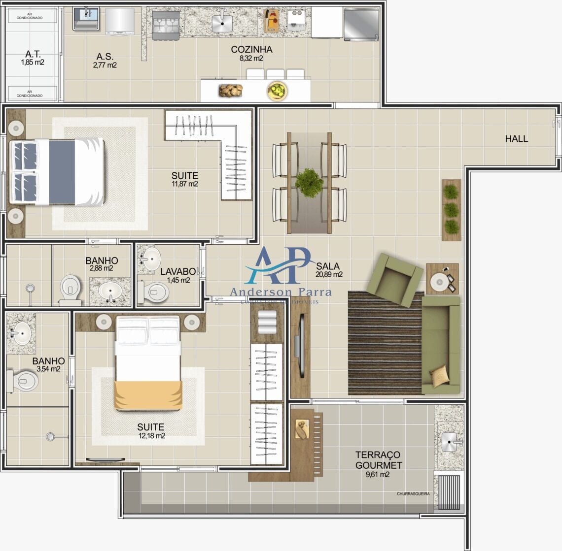 Apartamento, 2 quartos, 86 m² - Foto 32