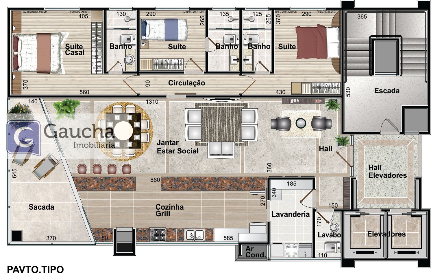 Apartamento à venda em Country, Cascavel — Portal Chave Fácil