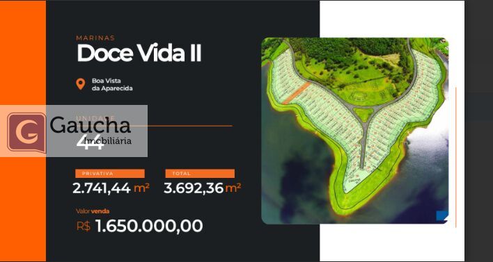 Terreno/Área à venda em Marina Doce Vida, Boa Vista da Aparecida — Portal Chave Fácil