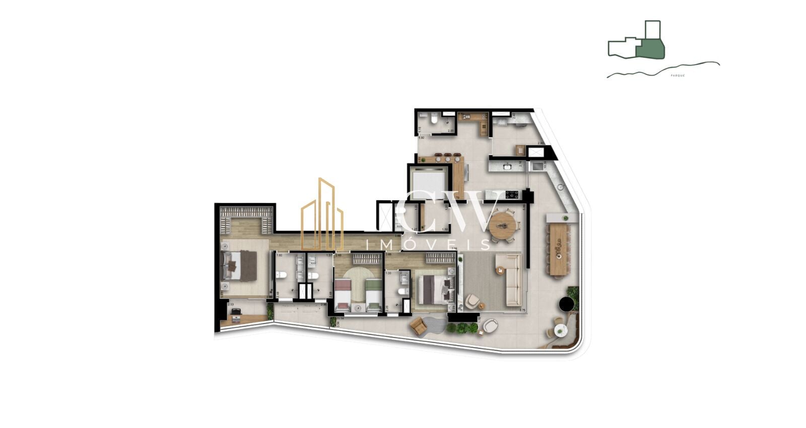 Apartamento, 3 quartos, 127 m² - Foto 16