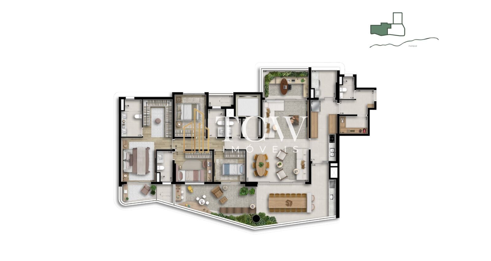 Apartamento, 3 quartos, 127 m² - Foto 17