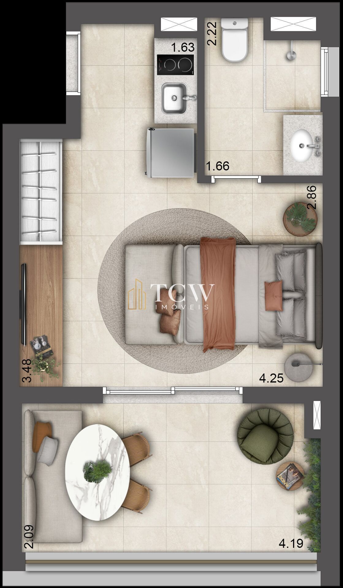 Apartamento, 1 quarto, 43 m² - Foto 21
