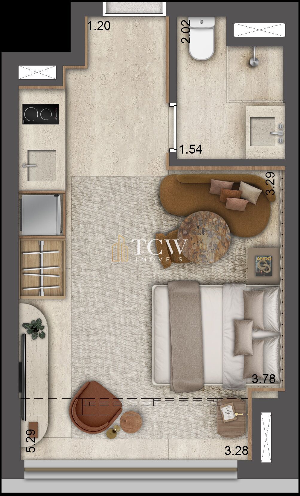 Apartamento, 1 quarto, 43 m² - Foto 26
