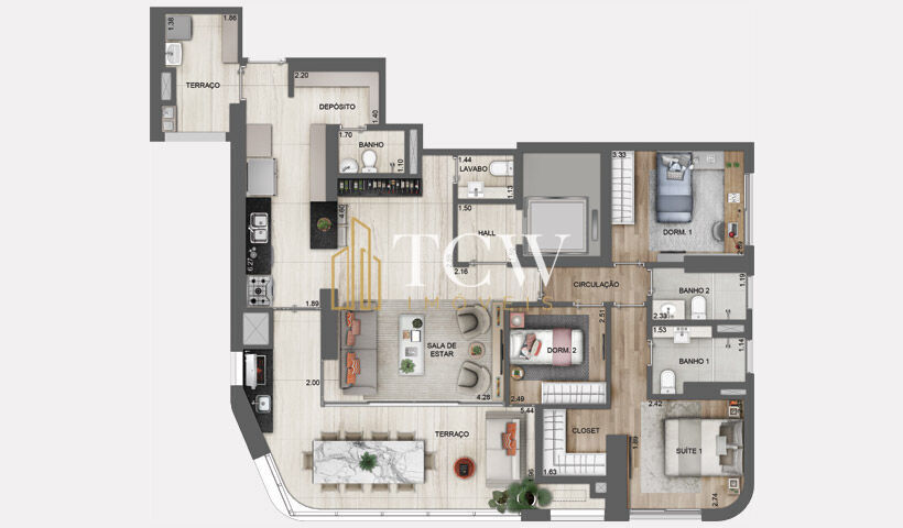 Apartamento, 3 quartos, 227 m² - Foto 19