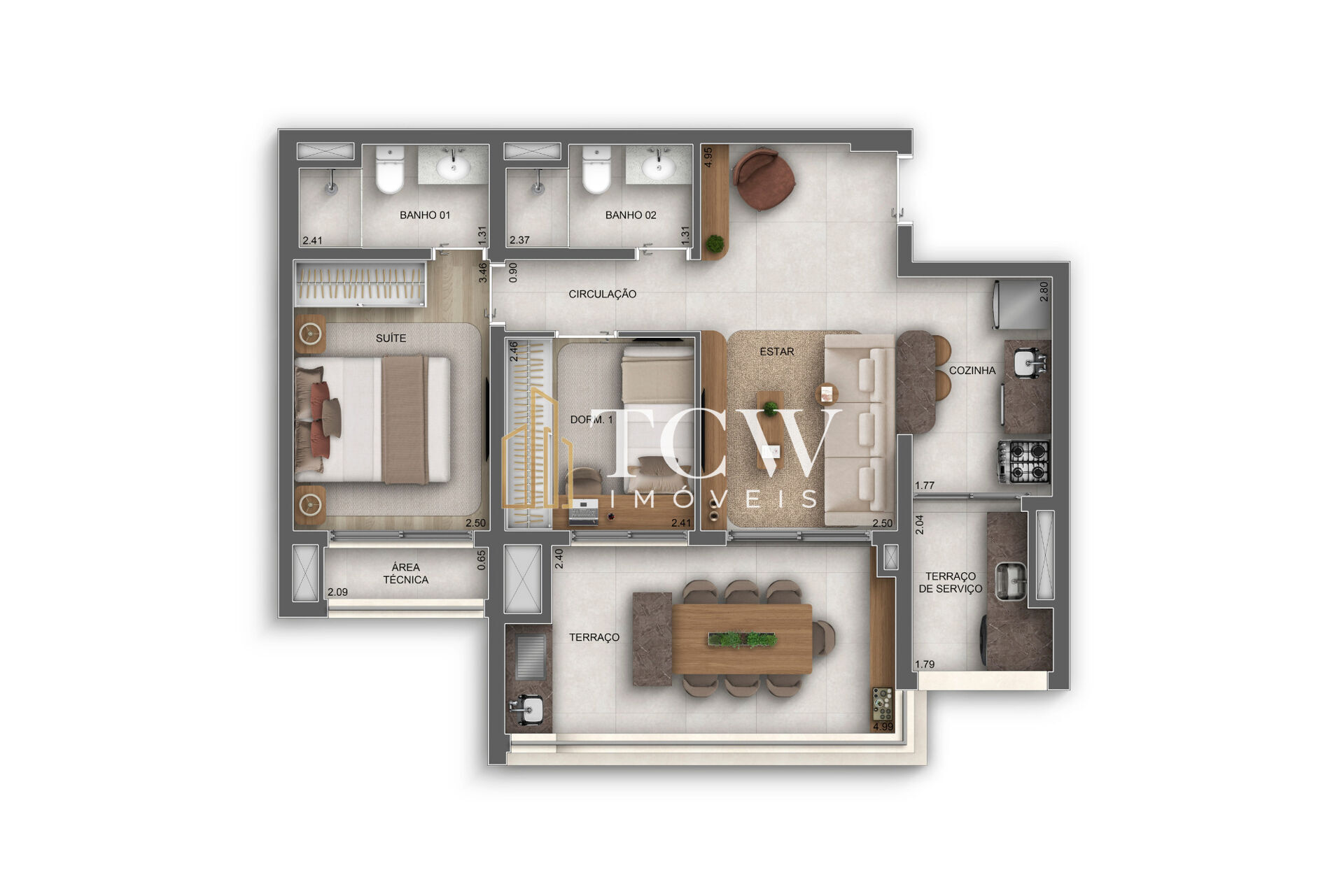 Apartamento, 4 quartos, 171 m² - Foto 12