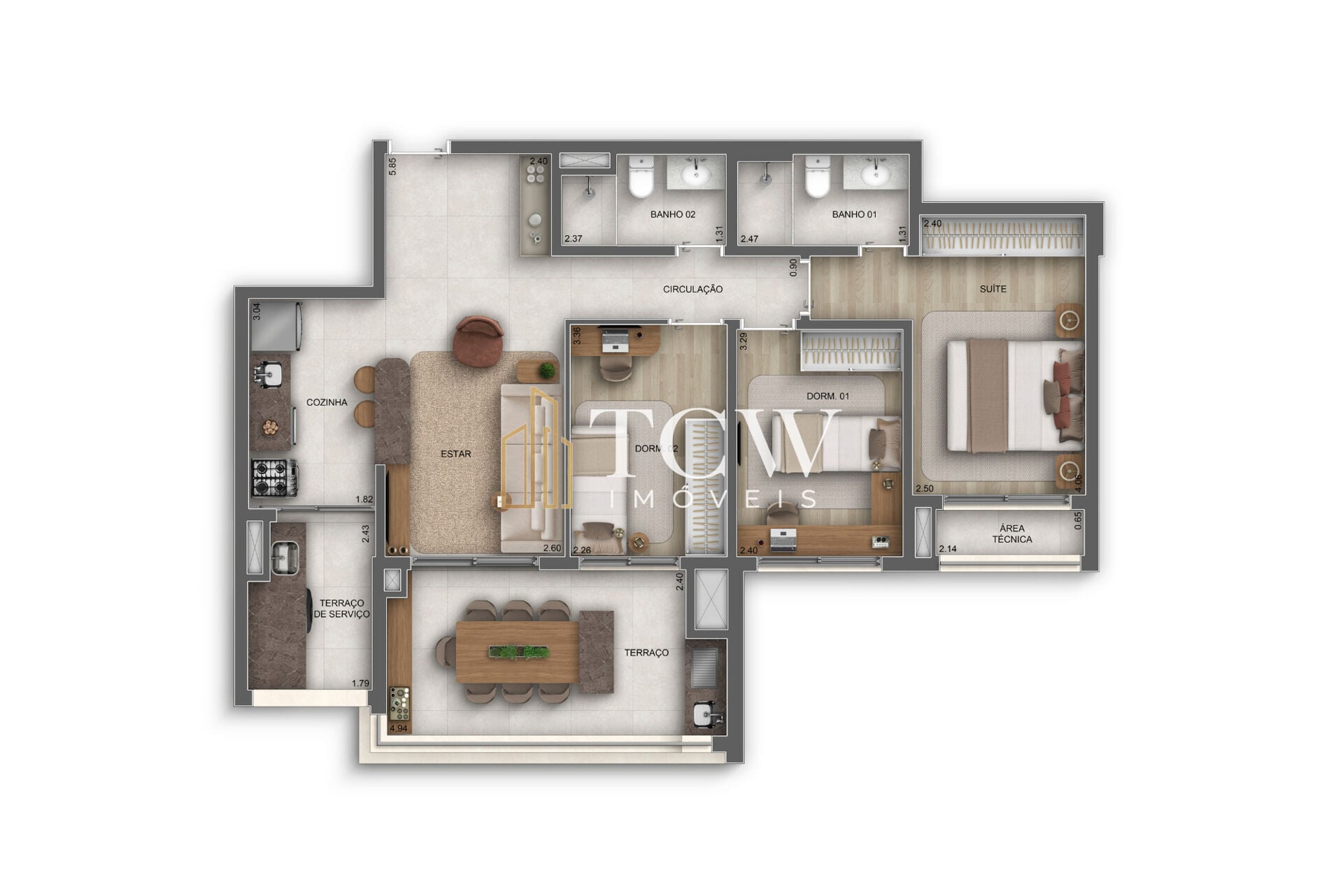 Apartamento, 4 quartos, 171 m² - Foto 13