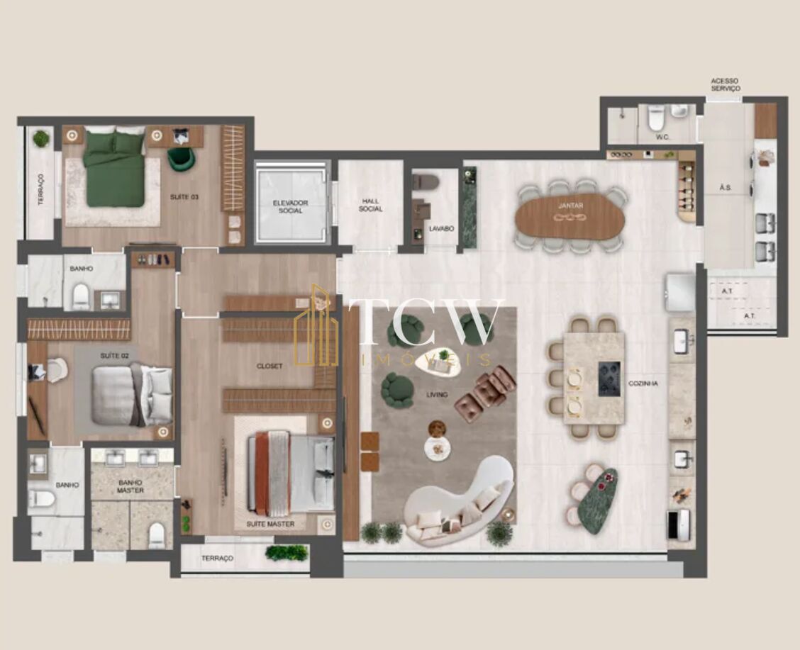 Apartamento, 4 quartos, 355 m² - Foto 22