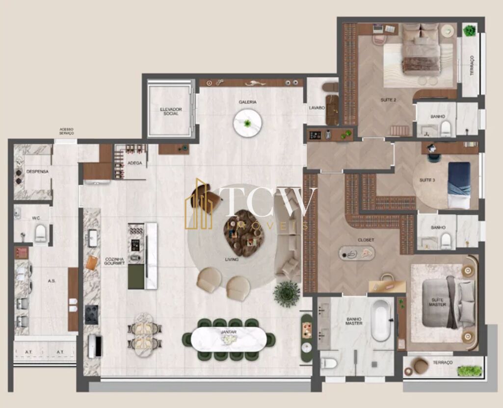 Apartamento, 4 quartos, 355 m² - Foto 23