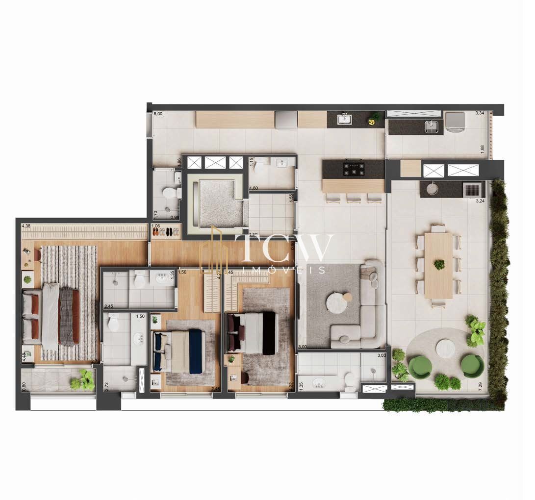 Apartamento, 3 quartos, 145 m² - Foto 27