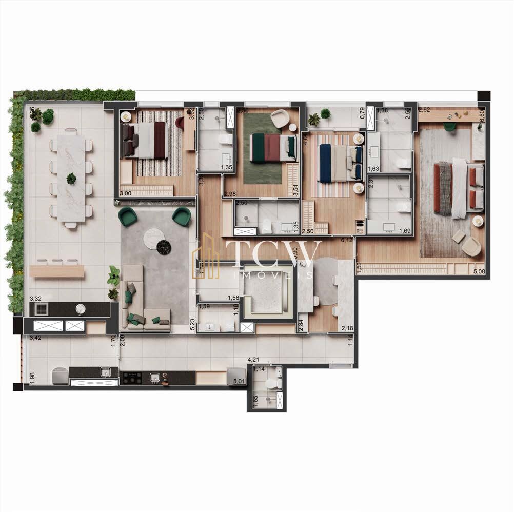 Apartamento, 3 quartos, 183 m² - Foto 24