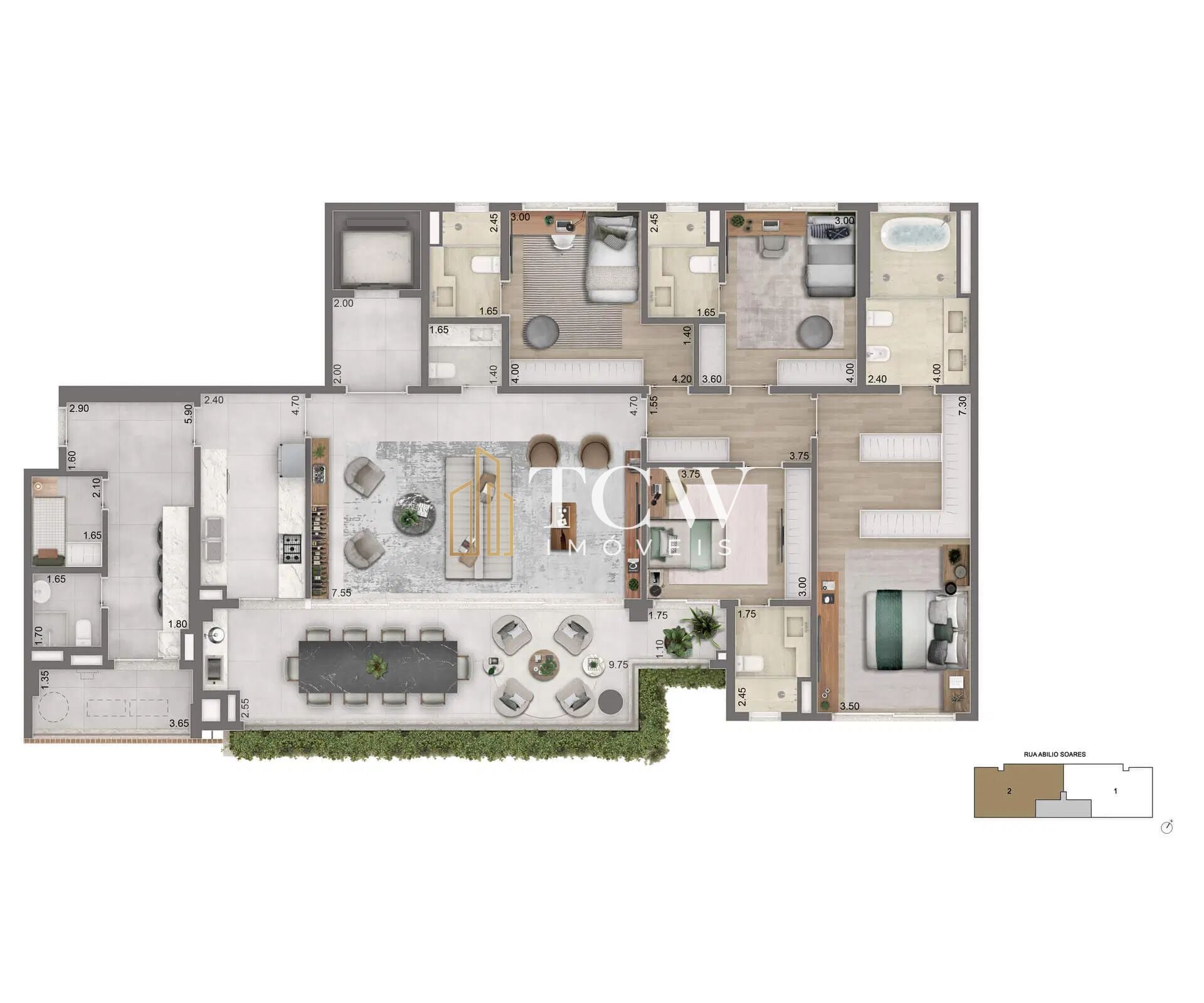 Apartamento, 4 quartos, 232 m² - Foto 17