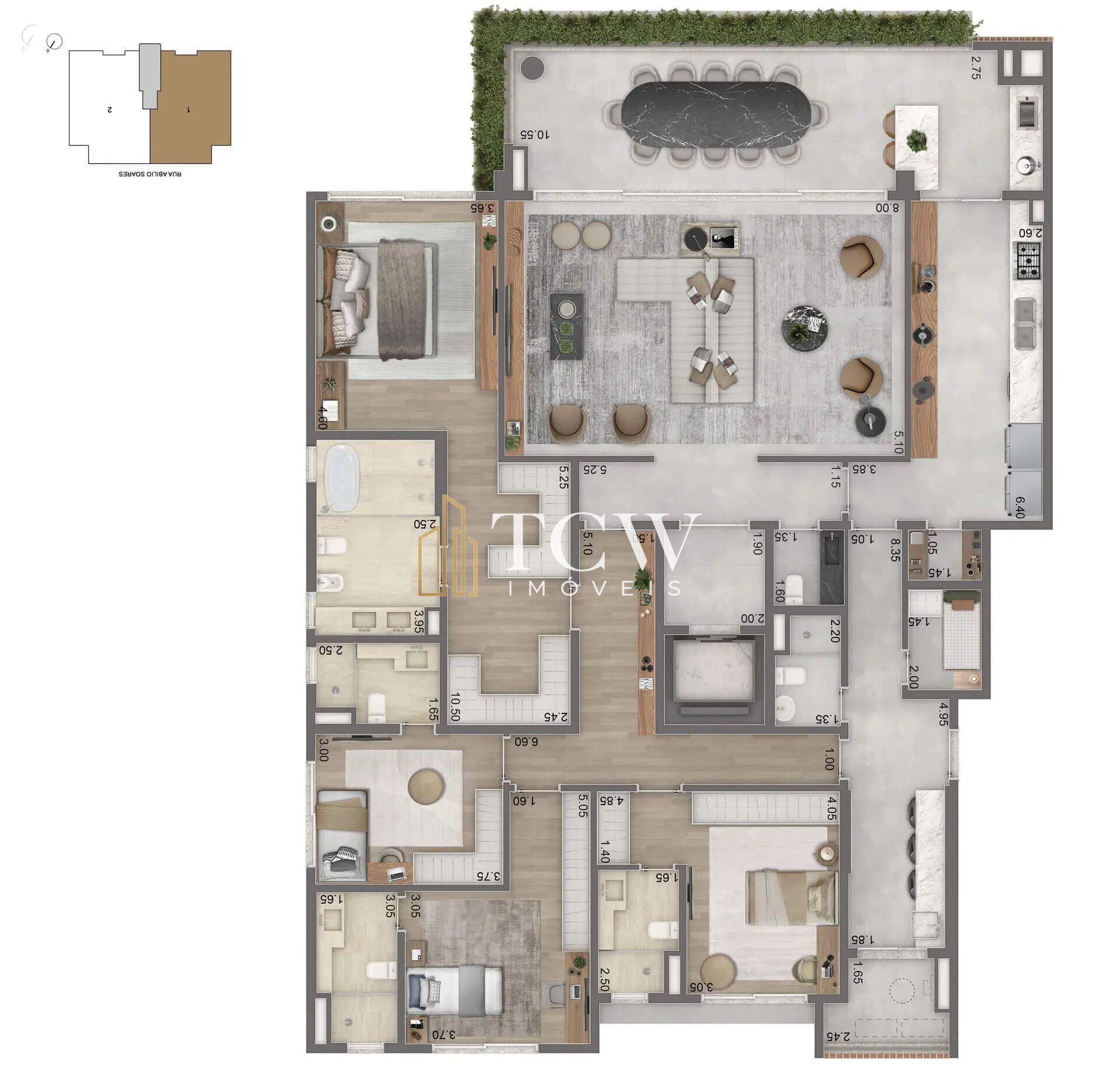Apartamento, 4 quartos, 232 m² - Foto 18