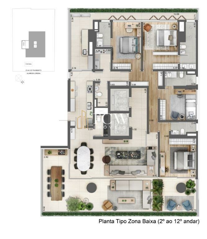 Apartamento, 4 quartos, 585 m² - Foto 12