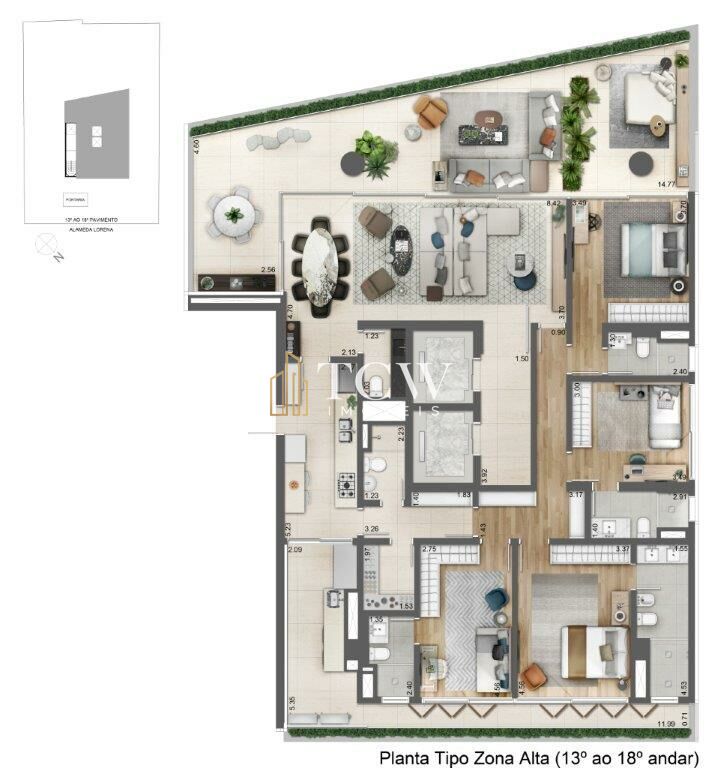 Apartamento, 4 quartos, 585 m² - Foto 11