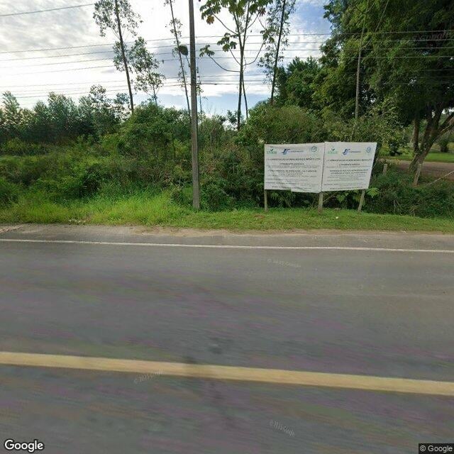 Imagem estática do "Street View" da localização