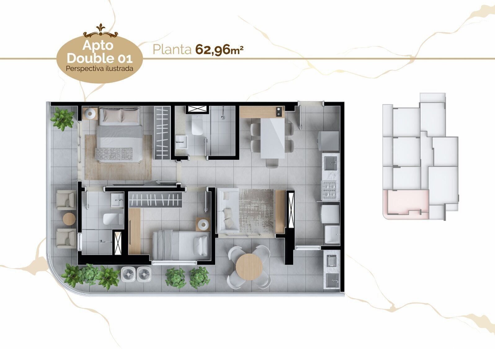 Apartamento, 2 quartos, 62 m² - Foto 35