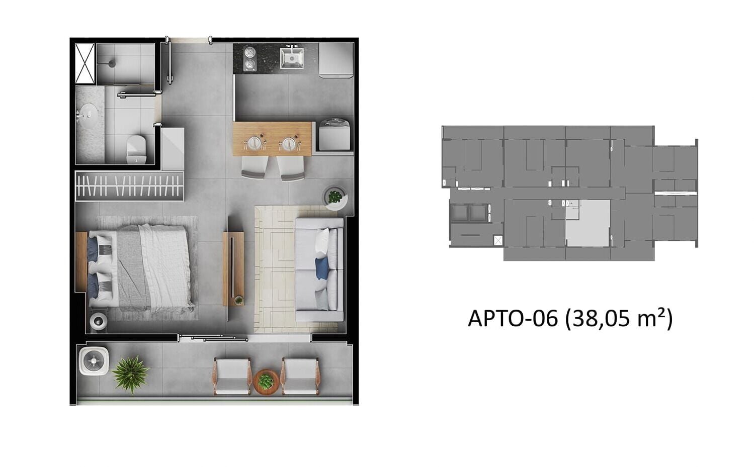 Apartamento, 2 quartos, 52 m² - Foto 25