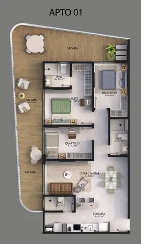 Apartamento, 2 quartos, 90 m² - Foto 26