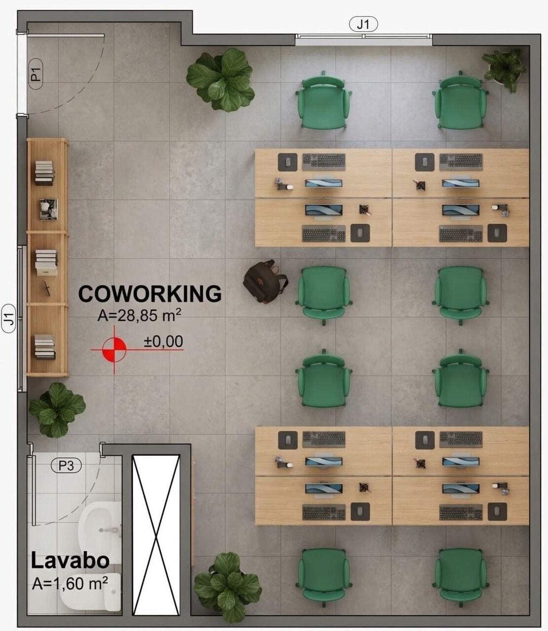 Apartamento, 3 quartos, 61 m² - Foto 47