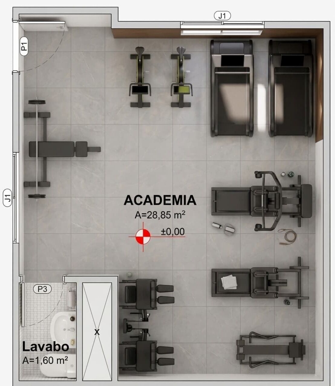 Apartamento, 3 quartos, 61 m² - Foto 40