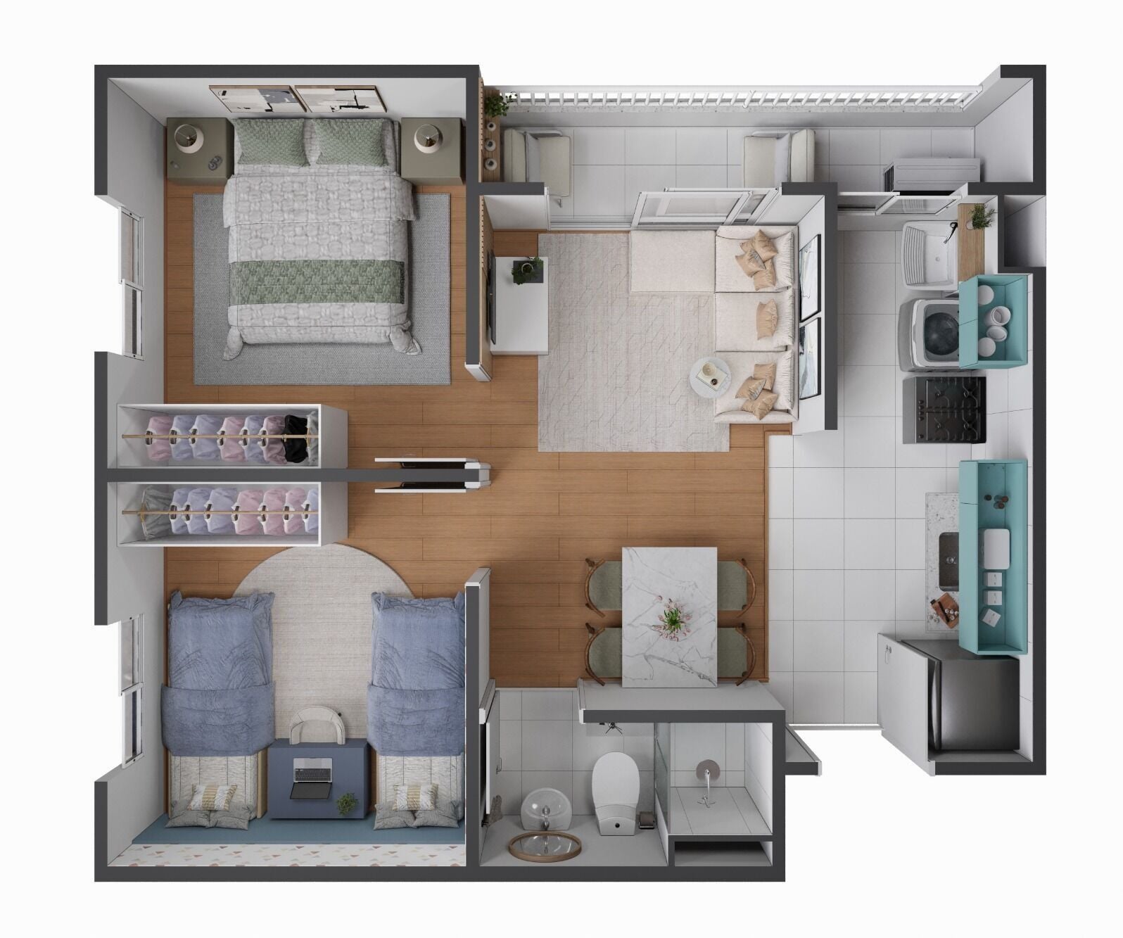 Apartamento, 2 quartos, 43 m² - Foto 12