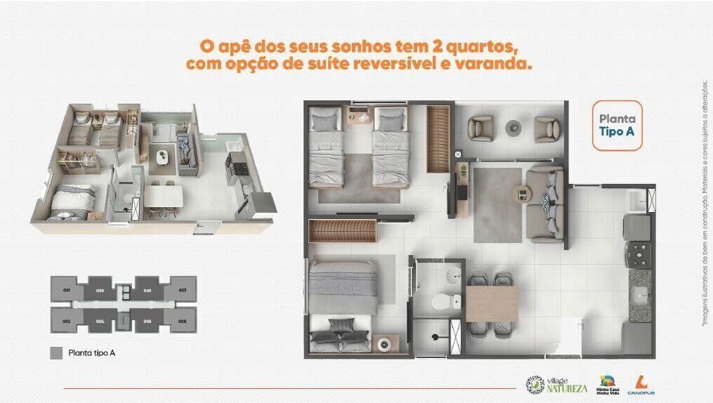 Apartamento, 2 quartos, 43 m² - Foto 36