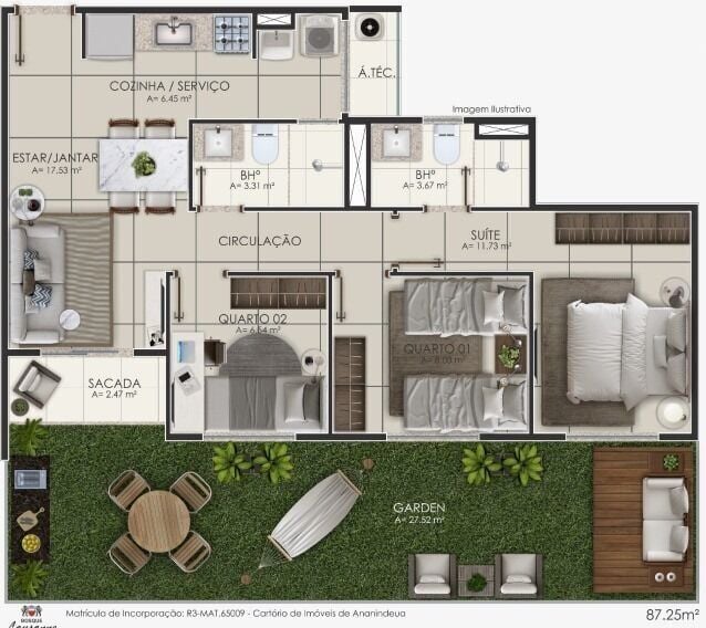 Apartamento, 2 quartos, 50 m² - Foto 20