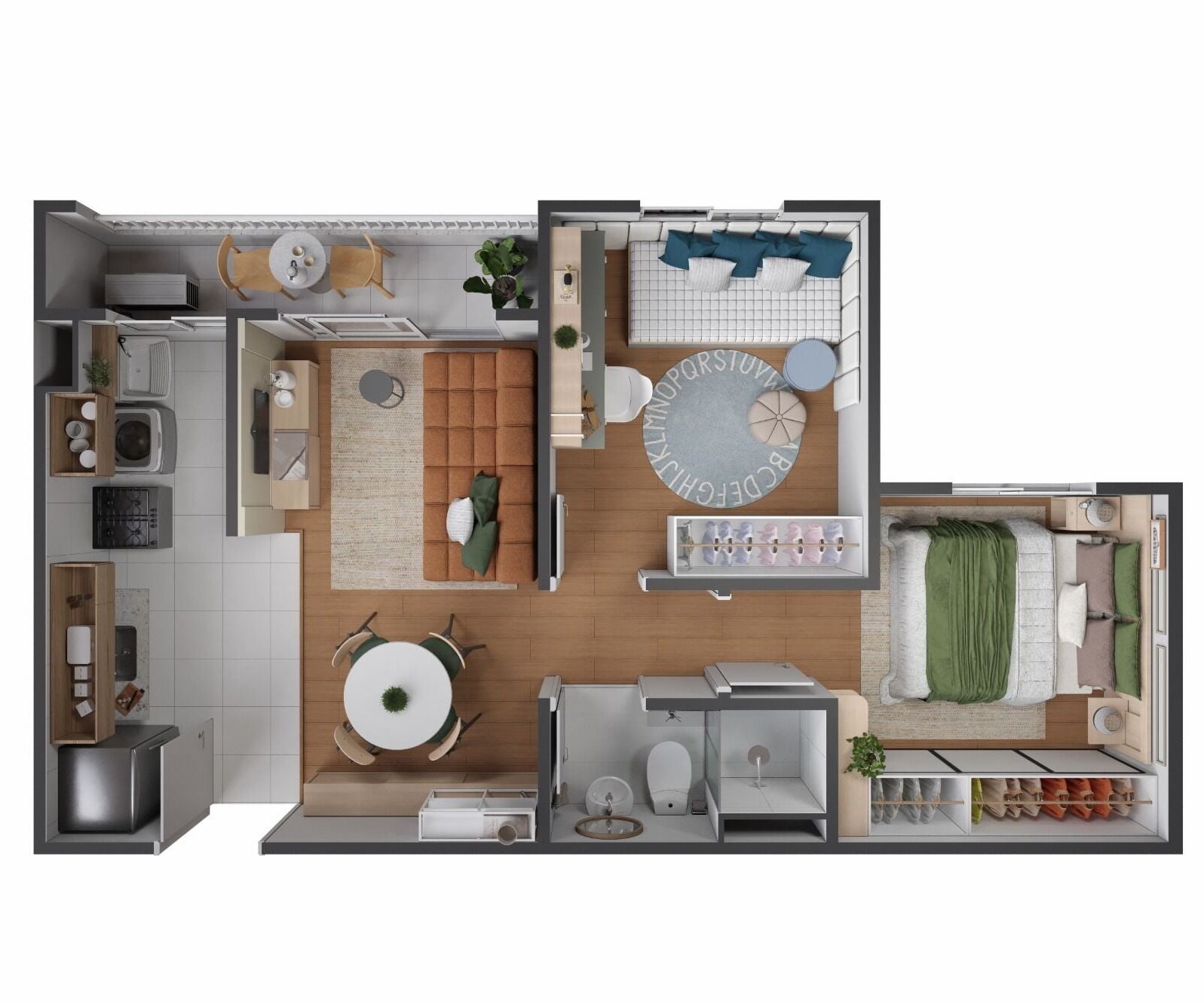 Apartamento, 2 quartos, 43 m² - Foto 14