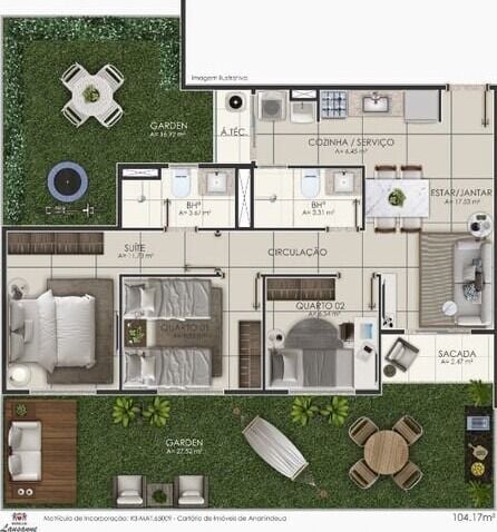 Apartamento, 2 quartos, 50 m² - Foto 27