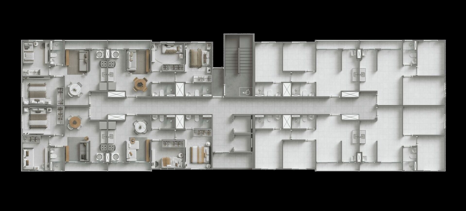 Apartamento, 2 quartos, 43 m² - Foto 2
