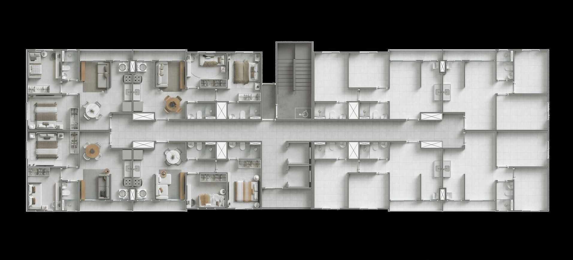 Apartamento, 2 quartos, 43 m² - Foto 2