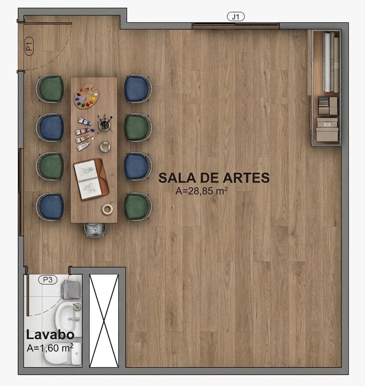 Apartamento, 3 quartos, 61 m² - Foto 35
