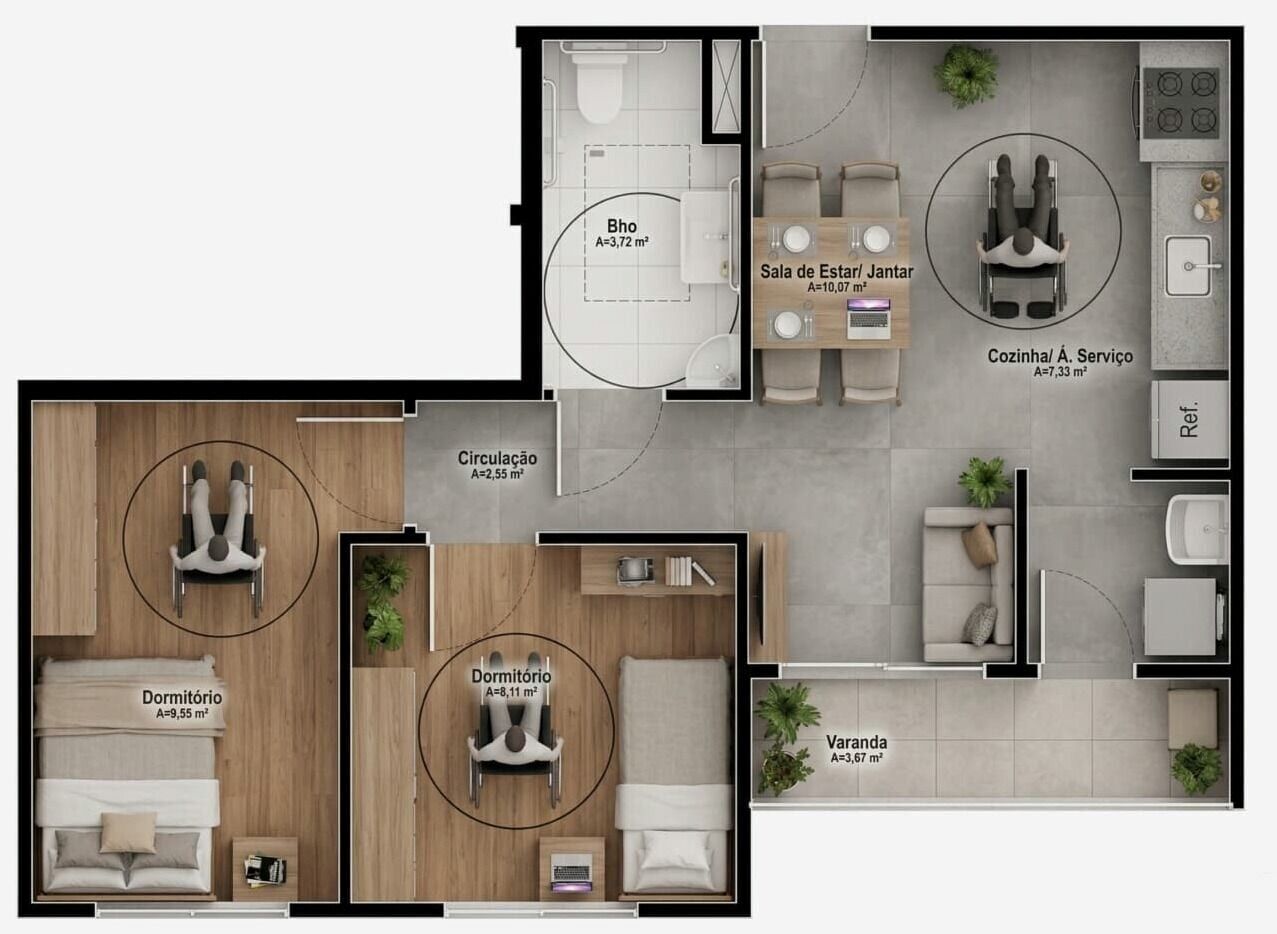 Apartamento, 2 quartos, 49 m² - Foto 16