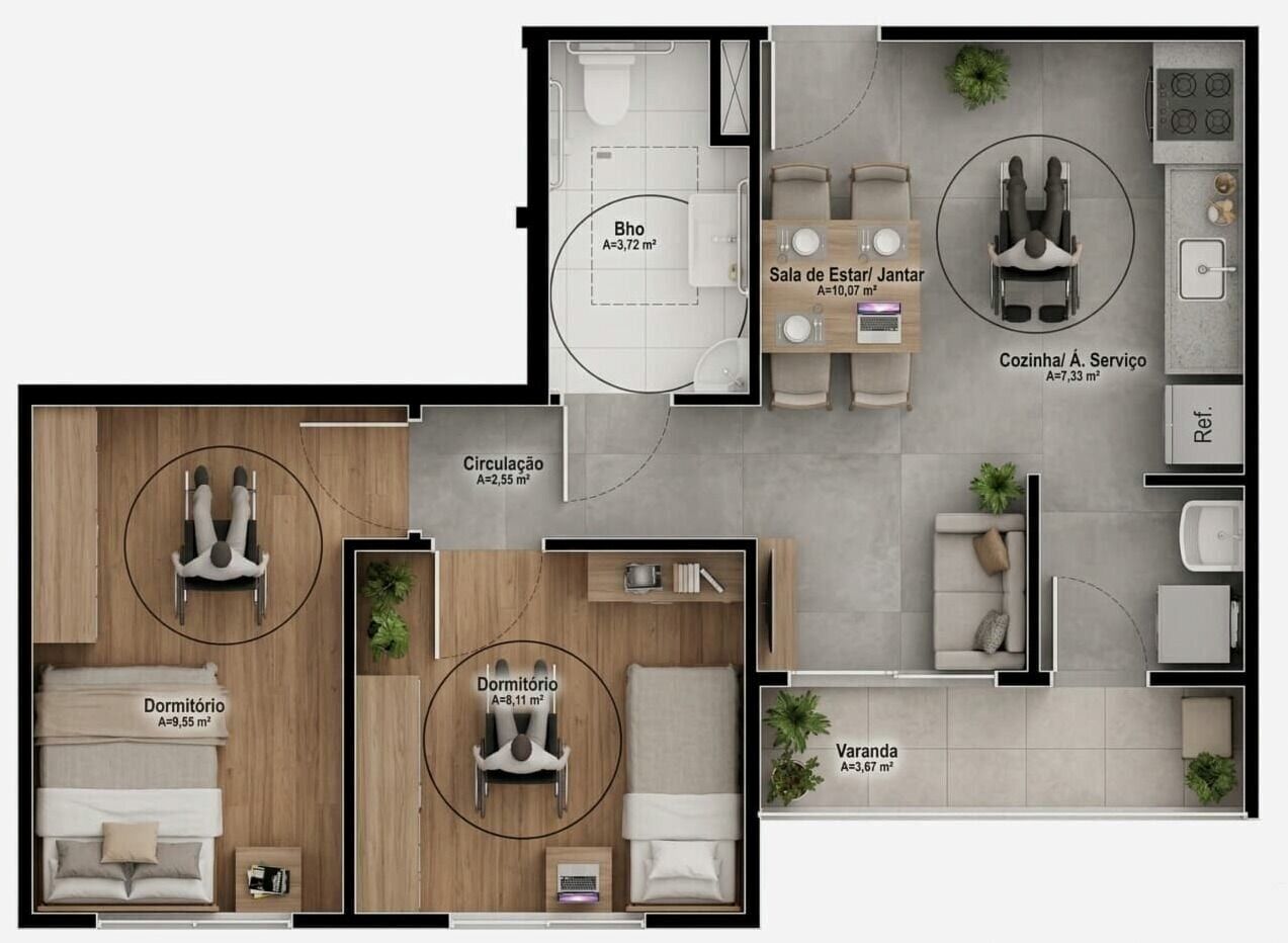 Apartamento, 2 quartos, 49 m² - Foto 14