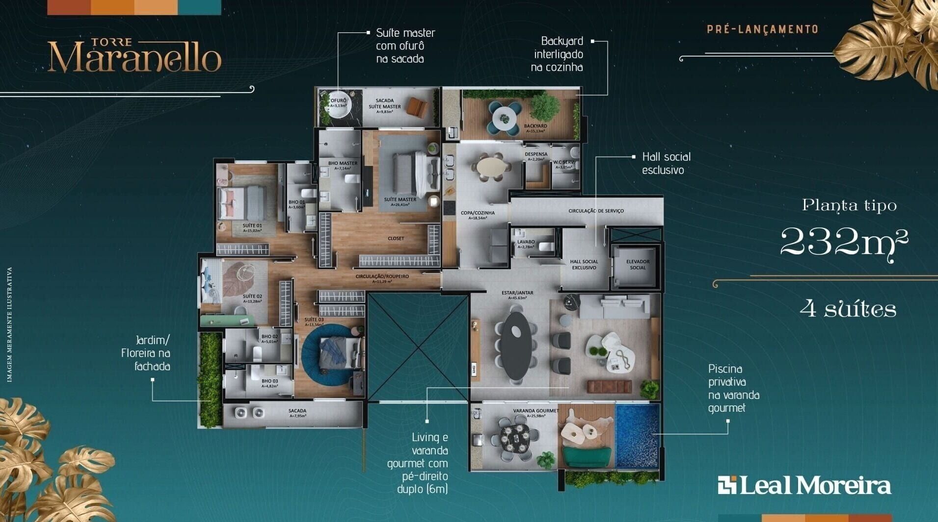 Apartamento, 4 quartos, 232 m² - Foto 11
