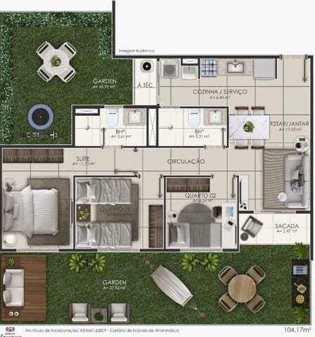 Apartamento, 2 quartos, 50 m² - Foto 27