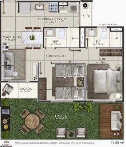 Apartamento, 2 quartos, 50 m² - Foto 9