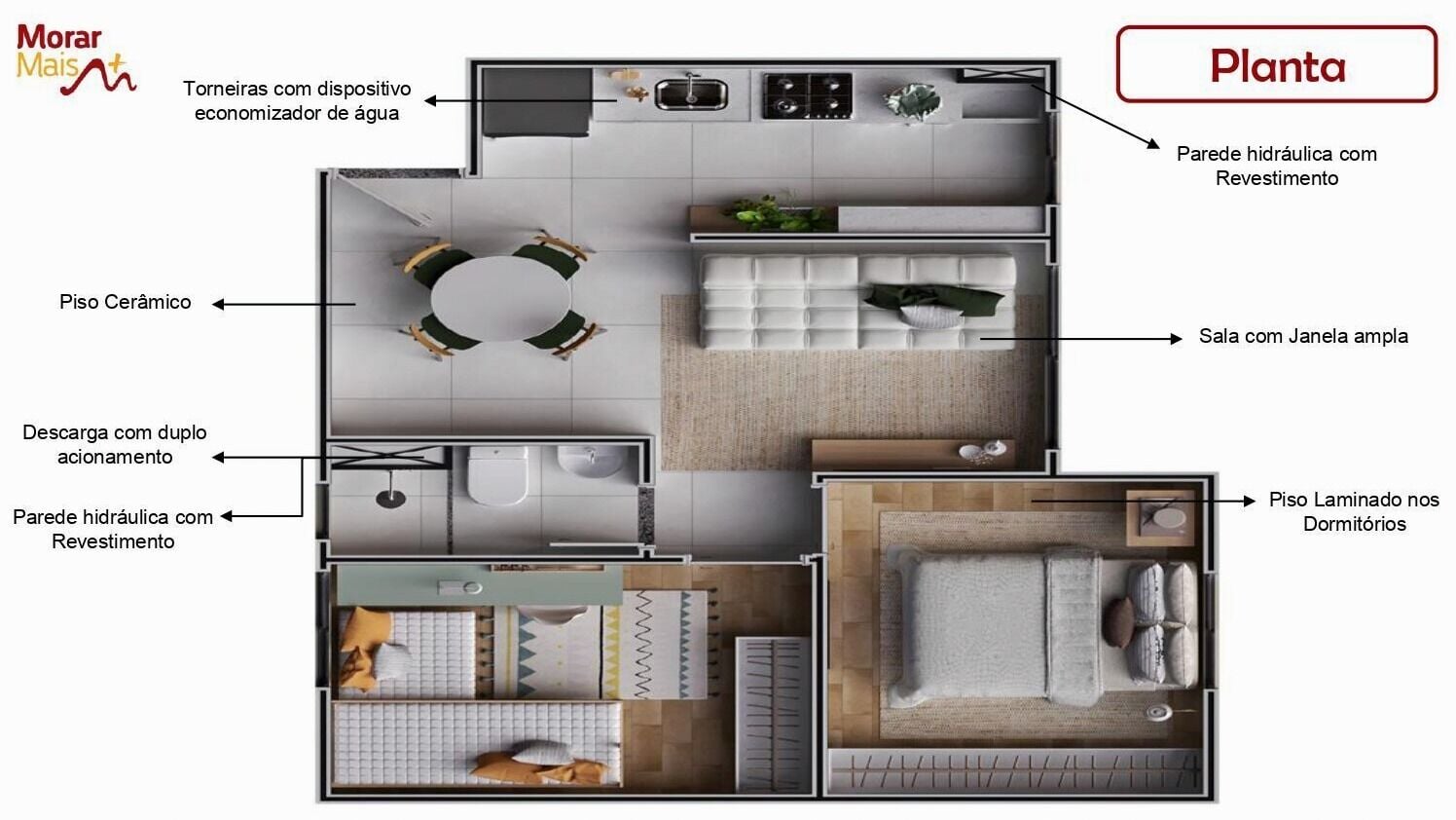 Casa, 2 quartos, 42 m² - Foto 21