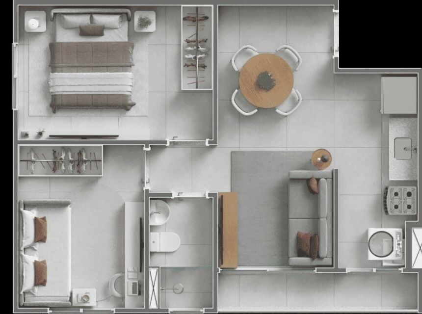 Apartamento, 2 quartos, 43 m² - Foto 15