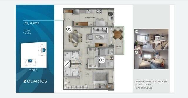 Apartamento, 3 quartos, 90 m² - Foto 14