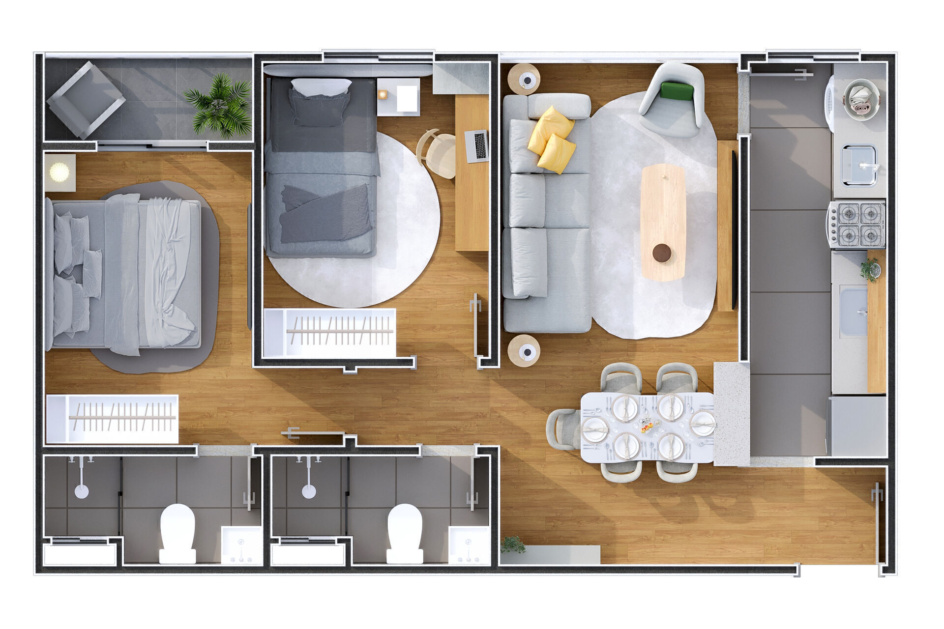 Apartamento, 2 quartos, 51 m² - Foto 20