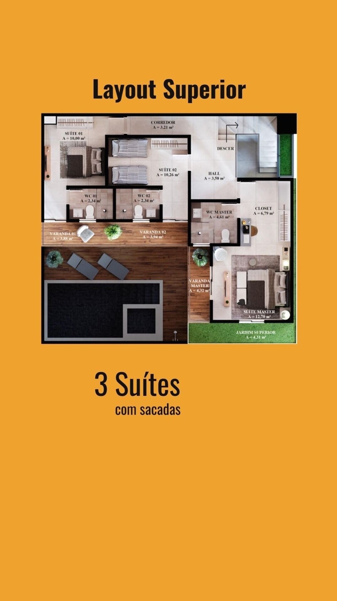 Casa, 3 quartos, 200 m² - Foto 33