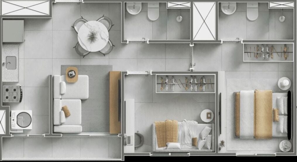 Apartamento, 2 quartos, 43 m² - Foto 16