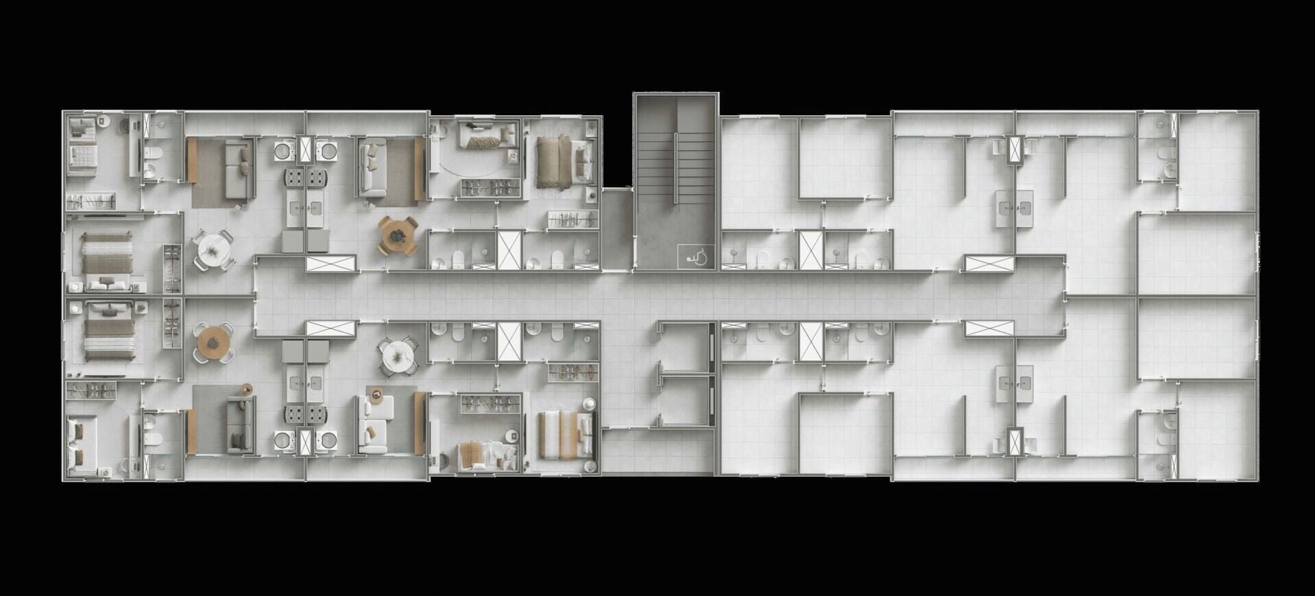 Apartamento, 2 quartos, 43 m² - Foto 2