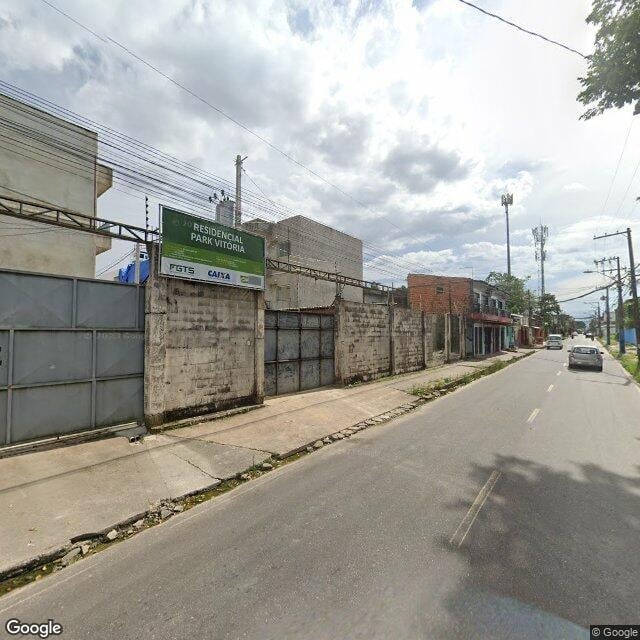 Imagem estática do "Street View" da localização