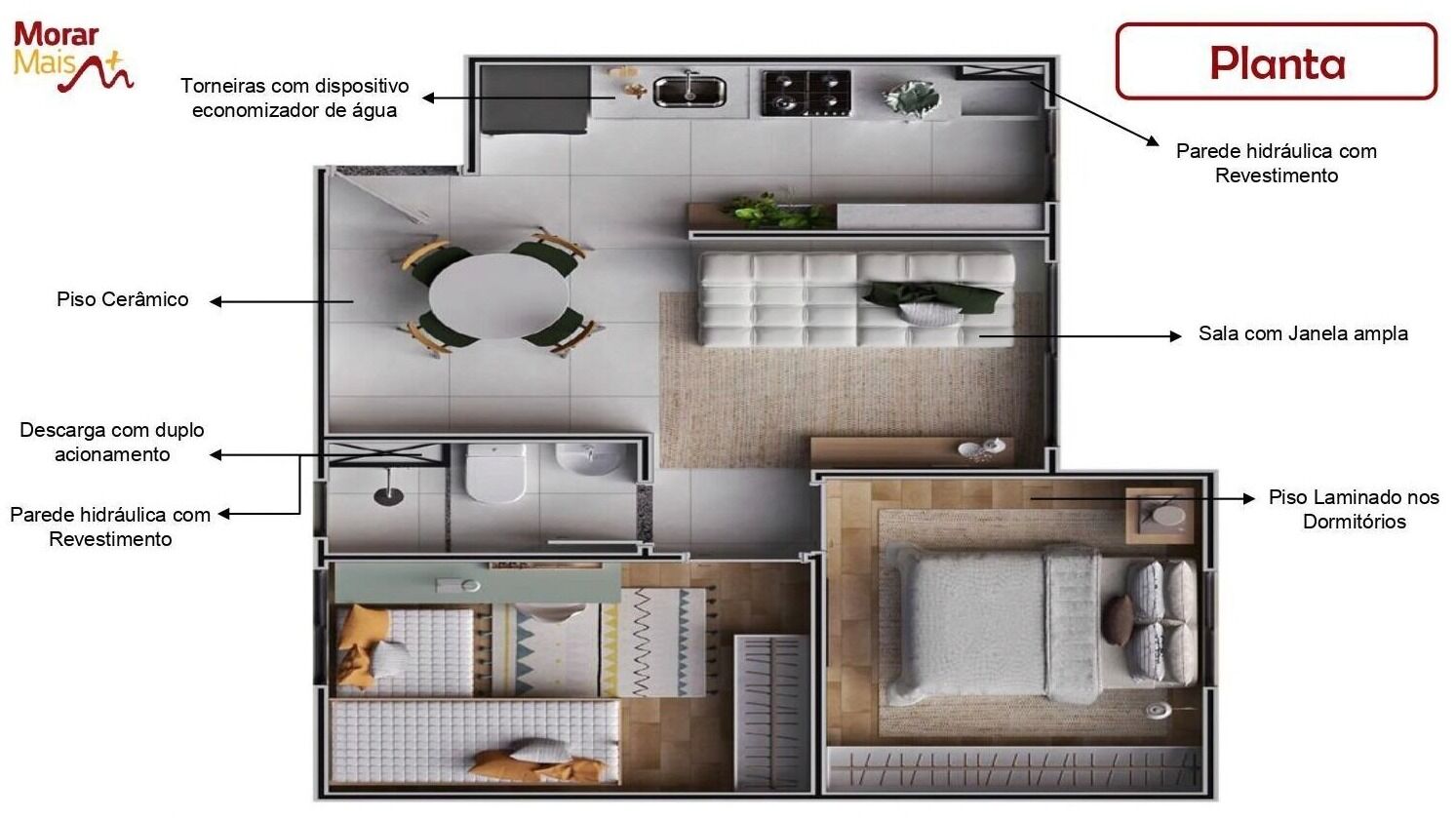 Casa, 2 quartos, 42 m² - Foto 21