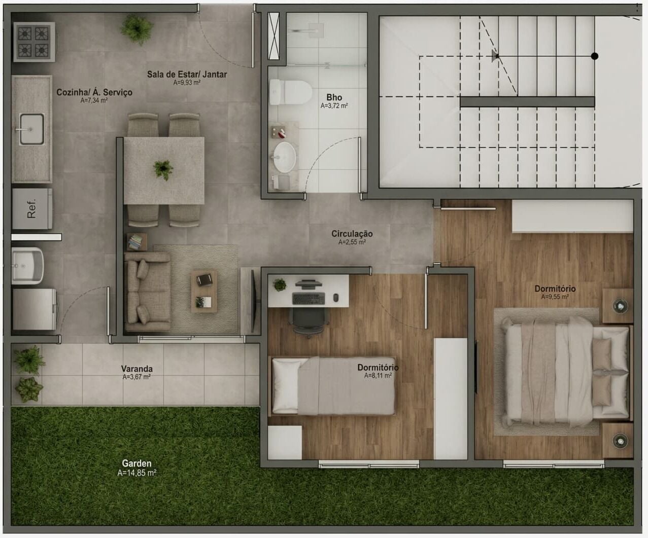 Apartamento, 2 quartos, 49 m² - Foto 29