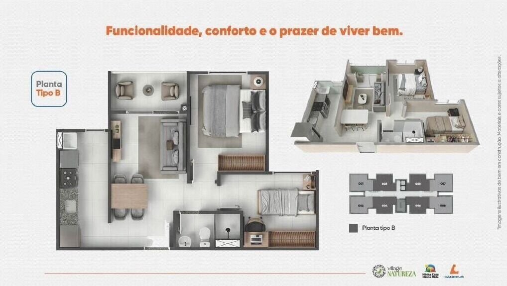 Apartamento, 2 quartos, 43 m² - Foto 17