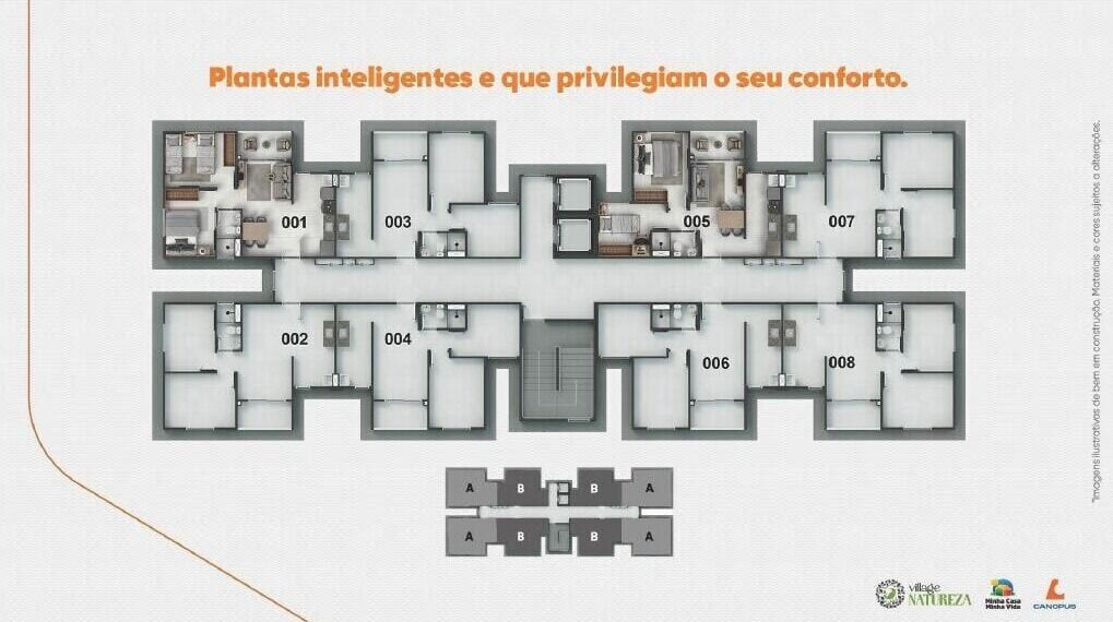 Apartamento, 2 quartos, 43 m² - Foto 12
