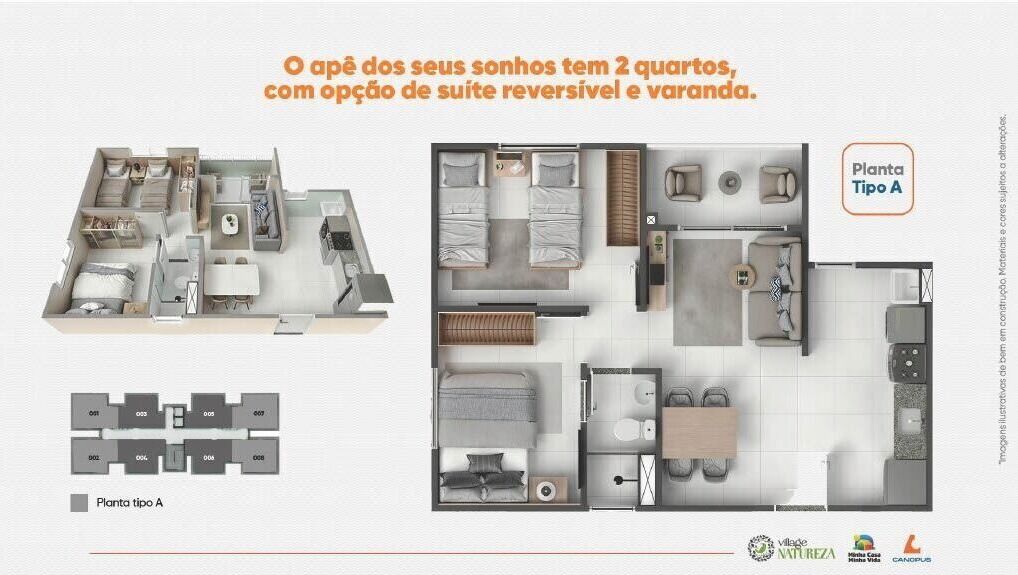 Apartamento, 2 quartos, 43 m² - Foto 13